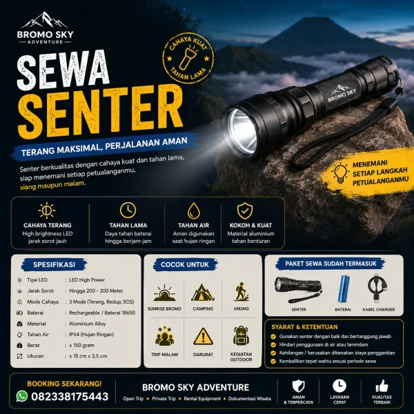 sewa tongkat tracking